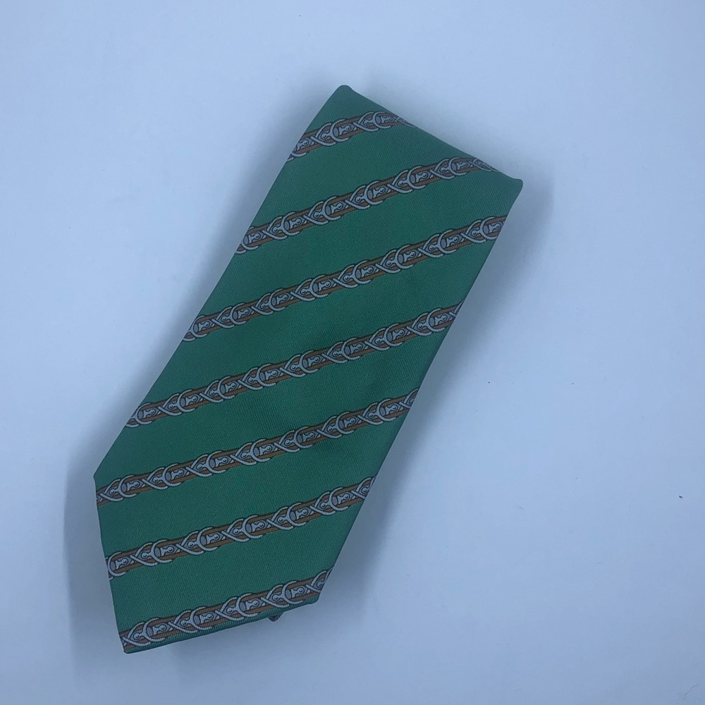 SOLD Authentic Hermes Tie, 100% silk.